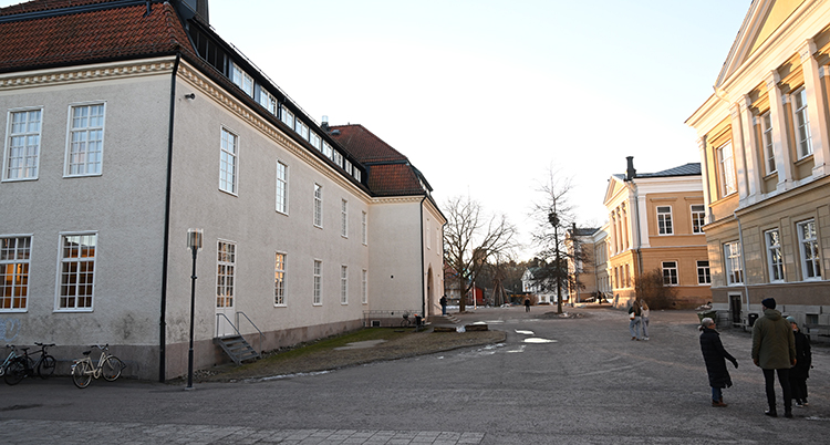 Bild på skolan Rudbeckianska gymnasiet.
