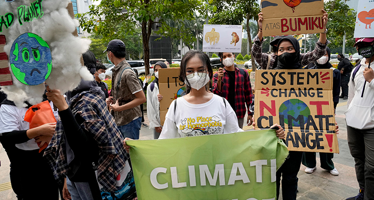 Indonesia Climate Protest